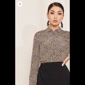 Brand New J.Crew Leopard Silk Blouse